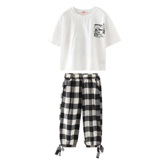 Conjunto Sastre de Pantalón Cropped a Cuadros - Image 8