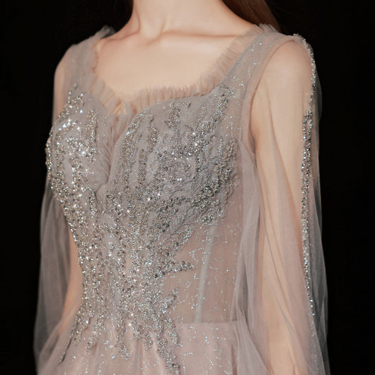 Vestido Elegante de Manga Larga para Eventos y Cenas Formales - Image 6
