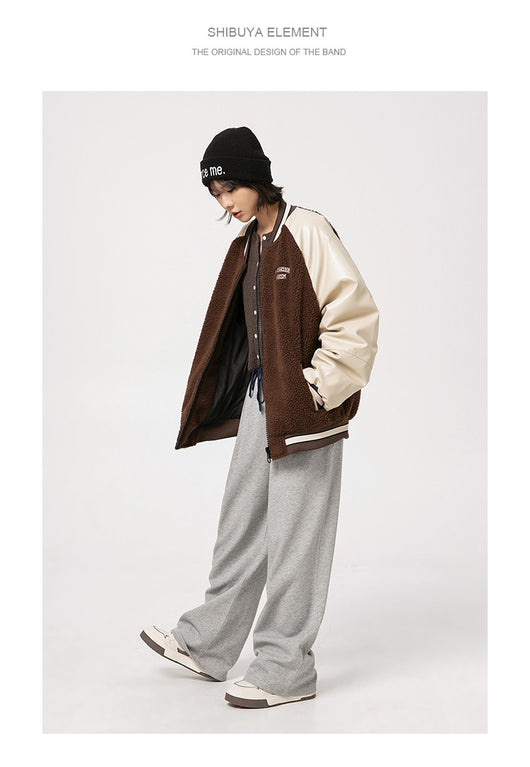 Chaqueta de Cuero PU Estilo Retro Americano con Letras Bordadas para Hombre - Image 20