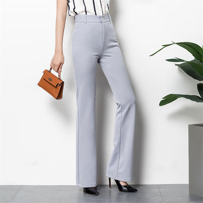 Pantalones Rectos Acampanados para Mujer Ejecutiva - Corte Alargado y Estilizante - Image 15
