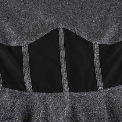 Vestido Elegante de Seda Brillante con Escote Redondo y Vuelo Sensual - Image 20