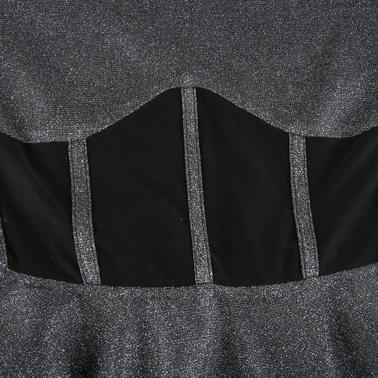 Vestido Elegante de Seda Brillante con Escote Redondo y Vuelo Sensual - Image 20