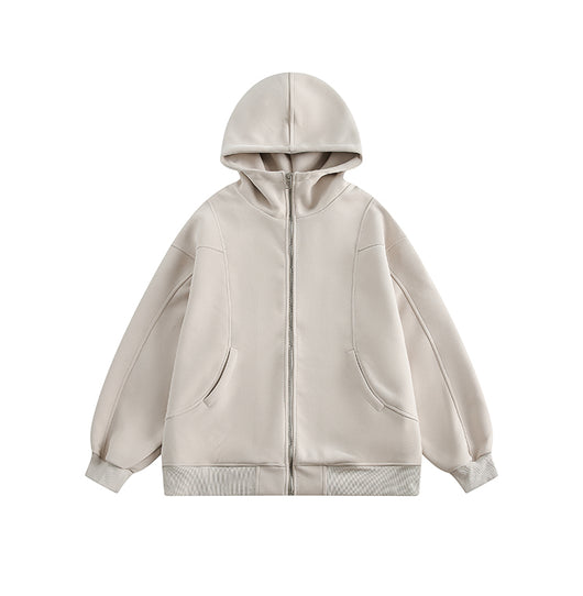 Sudadera Holgada con Capucha y Cuello Alzado para Mujer - Image 7