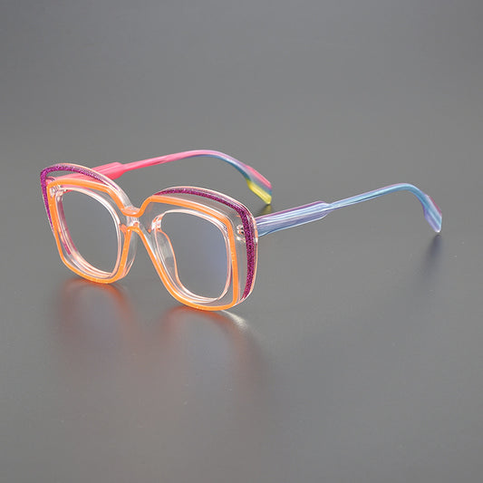 Gafas Retro Grandes con Protección Azul y Cristales Fotocromáticos para Miopía