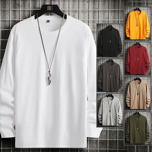 Camiseta Básica Cuello Redondo Talla Grande Hombre Primavera - Image 18