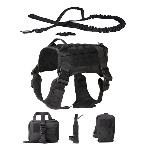 Chaleco Táctico para Perros Conjunto de 5 Piezas - Ropa de Protección Canina - Image 3