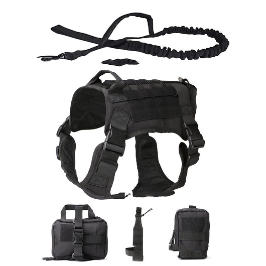 Chaleco Táctico para Perros Conjunto de 5 Piezas - Ropa de Protección Canina - Image 3