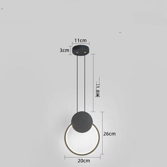 Lámpara Colgante LED Geométrica para Cafés y Bares - Image 2
