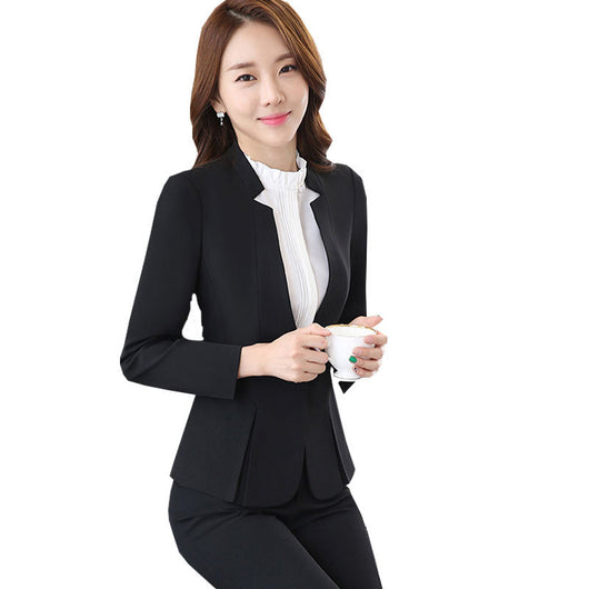Blazer Profesional Grueso sin Planchado para Mujer - Traje Ejecutivo Manga Larga - Image 7