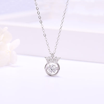 Collar Corazón Latiente Corona Inteligente - Cadena de Clavícula - Image 7