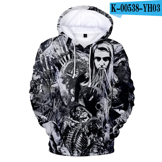 Sudadera con Capucha 3D Estampado Digital Rapero - Modelo Otoño Invierno - Image 3