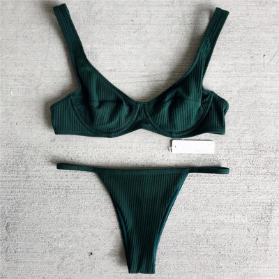 Traje de baño para mujer con diseño dividido - Image 10