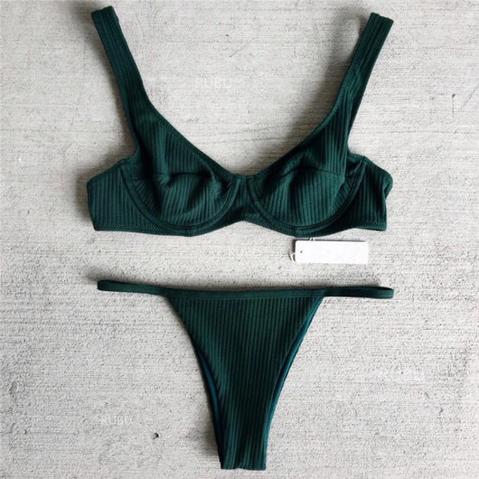 Traje de baño para mujer con diseño dividido - Image 10