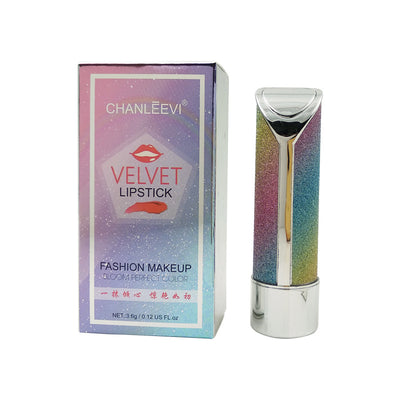 Labial Cristal Cambio de Temperatura con Hoja de Oro Floral - Image 12