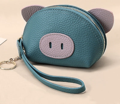 Monedero Compacto con Protección Antimagnética - Diseño Adorable de Cerdo - Image 16