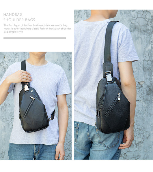 Bolso Bandolera de Cuero Auténtico - Diseño Versátil para Cualquier Ocasión - Image 8
