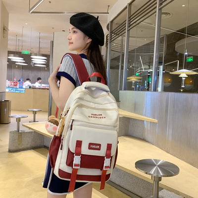Mochila de Gran Capacidad para Estudiantes, Viajes y Aventuras Outdoor
