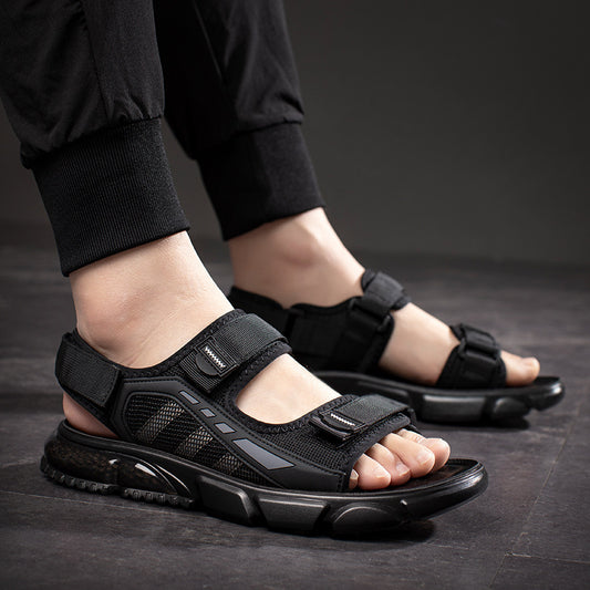 Sandalias Hombre Verano Comodidad Máxima con Cojín de Aire y Velcro