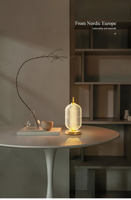 Lámpara de Mesa LED para Dormitorio Diseño Minimalista - Image 2