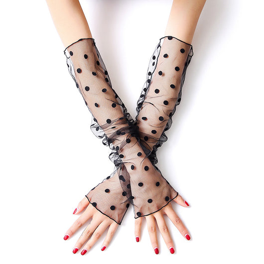 Protectores de Brazos en Encaje Ice Silk para Mujer - Guardabrazo Fresco para Conducir - Image 22