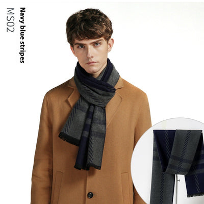 Bufanda Escocesa de Abrigo Suave con Toque Cashmere - Image 39