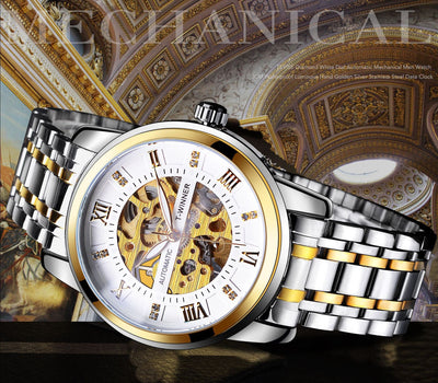 Reloj Mecánico Impermeable con Diseño Calado para Hombre - Image 10