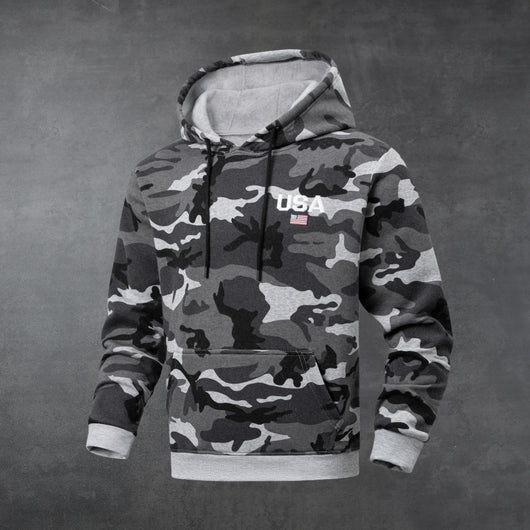 Sudadera Tipo Militar Gruesa para Hombre con Diseño Camuflaje - Image 11