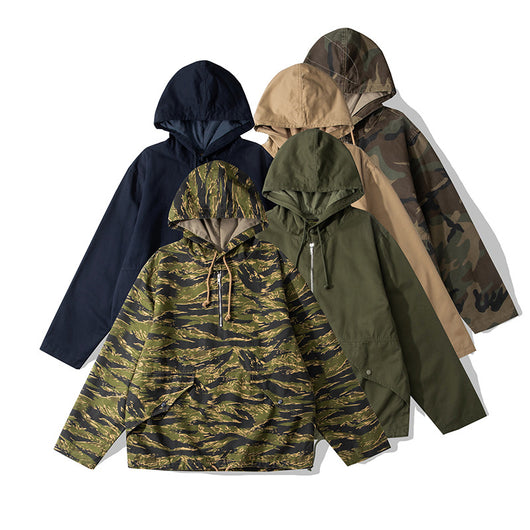 Parka Táctica con Capucha Camuflaje - Abrigo Impermeable para Aventuras - Image 69