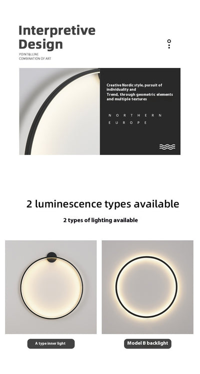 Lámpara de Pared Minimalista para Dormitorio - Image 14