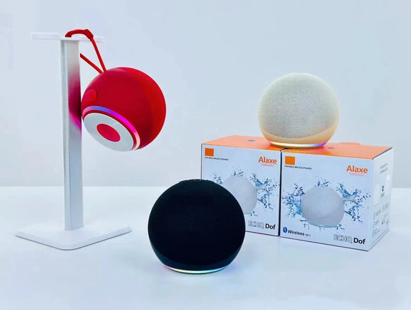 Parlante Minimalista Montable con Ranura para Tarjetas y Subwoofer de Escritorio
