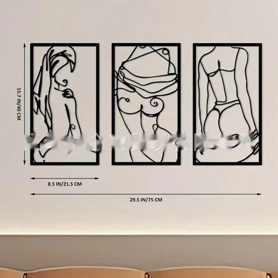 Decoración de Pared de Metal - Siluetas Artísticas para Sala y Dormitorio - Image 12