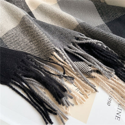 Bufandas Escocesas Gruesas y Cálidas para Hombre y Mujer - Image 12
