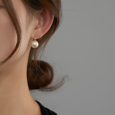 Aretes de Plata de Ley Premium Estilo Francés con Cierre de Seguridad - Image 3