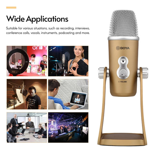 Micrófono Condensador Profesional para Streaming y Grabación con Tarjeta de Sonido Integrada - Image 8