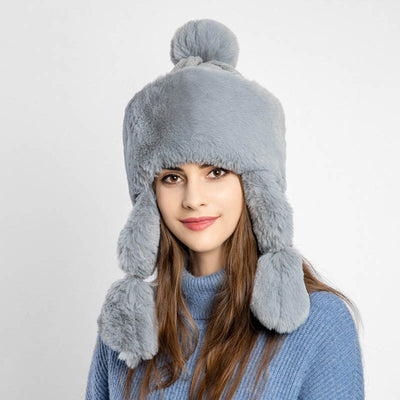 Gorro Lei Feng Premium con Orejeras de Pelaje de Conejo y Forro Polar - Image 5