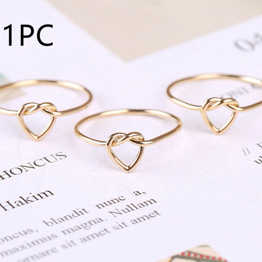 Anillo de Corazón Entrelazado en Oro 14K - Símbolo de Amor Eterno - Image 6