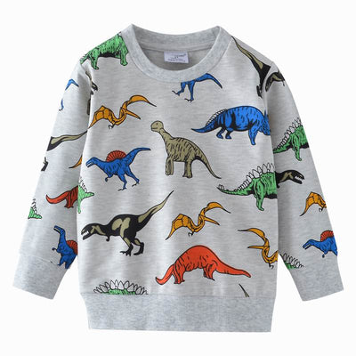 Suéter Infantil Dinosaurio Terry con Mangas Largas - Image 12