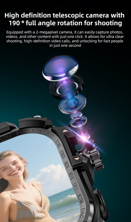 Reloj Inteligente APPLLP 7 MAX con Pantalla Amplia, WiFi y Cámara Extraíble - Image 12