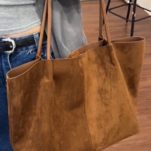Bolso Tote Retro de Gran Capacidad para Otoño e Invierno - Image 3