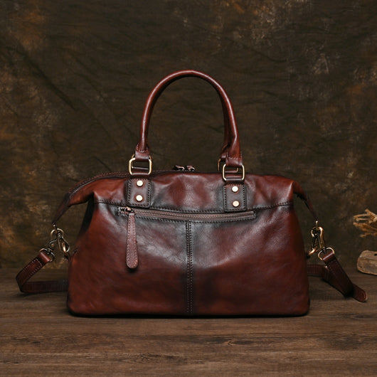Bolso de Cuero Genuino con Correa Ajustable y Gran Capacidad - Image 3