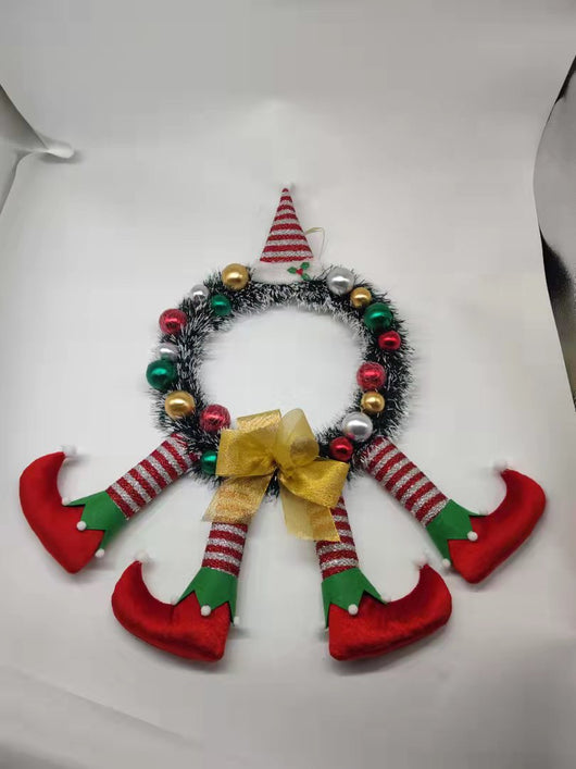 Decoración Navideña Payaso de Cuatro Patas para Puerta - Image 6