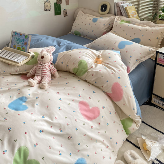 Funda Nórdica de Algodón Lavado para Cama de Estudiante - Image 26