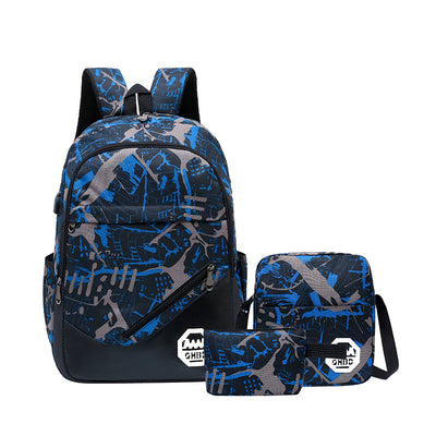 Mochila Escolar Floral 3 en 1 - Diseño Trendy Multifuncional - Image 5