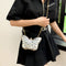 Bolsa Crossbody de Cadena con Mariposas para Mujer