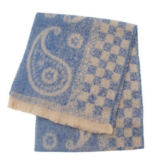 Bufanda Cuello Cálido Estampado Paisley Jacquard Unisex - Image 15