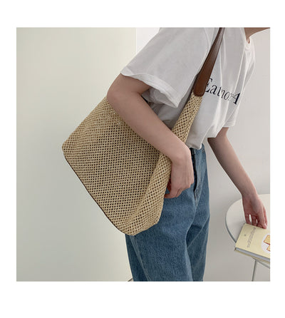 Bolso Tote Retro de Gran Capacidad - Versátil y Elegante - Image 3