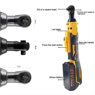 Llave de Trinquete Eléctrica de Litio Profesional - Image 3