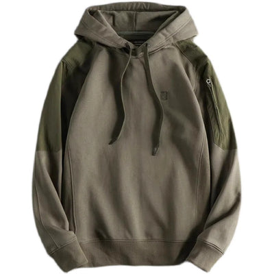Sudadera Hoodie Británica de Algodón Espacial para Hombre - Calidez y Estilo - Image 5