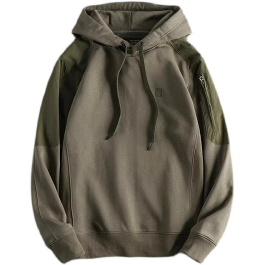 Sudadera Hoodie Británica de Algodón Espacial para Hombre - Calidez y Estilo - Image 5