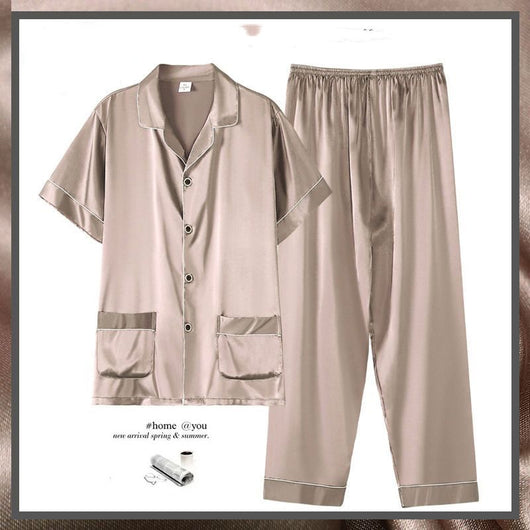Pijama Corto Ligero para Hombre - Conjunto Cómodo de Verano - Image 13